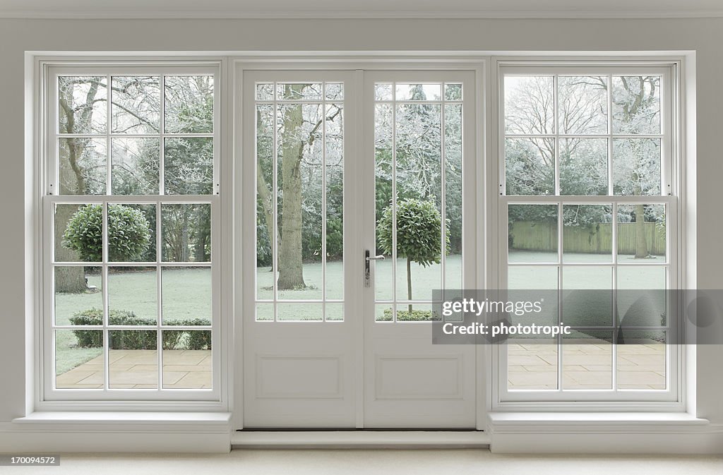 Refrescante vista blanco windows