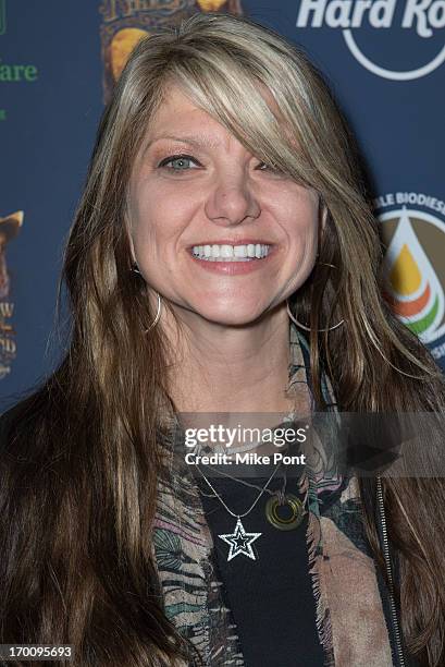 Paula Nelson attends Hard Rock International's Wille Nelson Artist Spotlight Benefit Concert at Hard Rock Cafe, Times Square on June 6, 2013 in New...