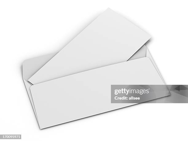 envelope with blank card for your text - letter envelope stock pictures, royalty-free photos & images