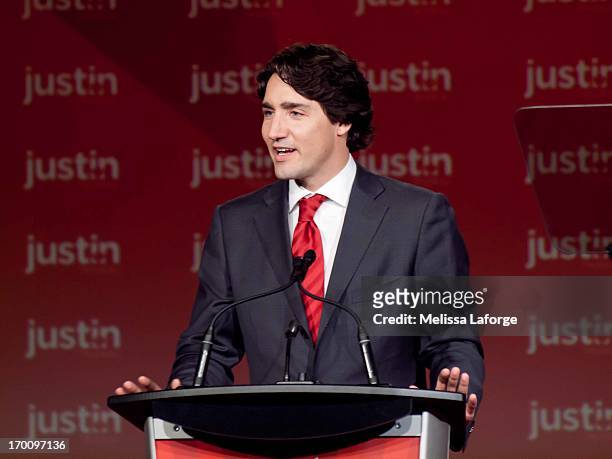 Justin Trudeau speaks as Leader of the Liberal Party of Canada, 2013