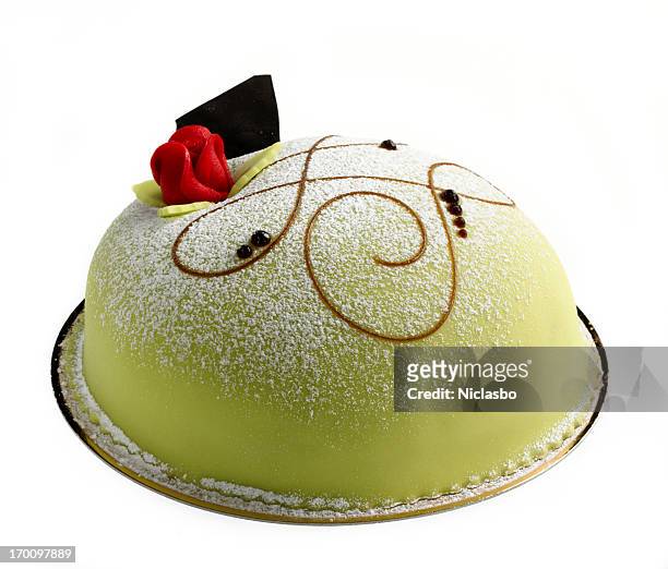 princess cake - marzipan stock pictures, royalty-free photos & images