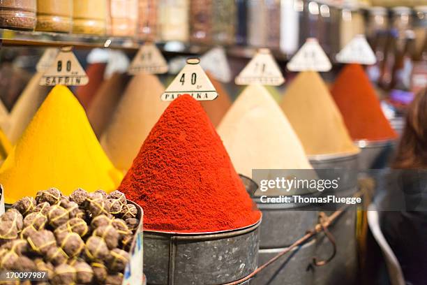 marrakech spice market - marrakech spice bildbanksfoton och bilder