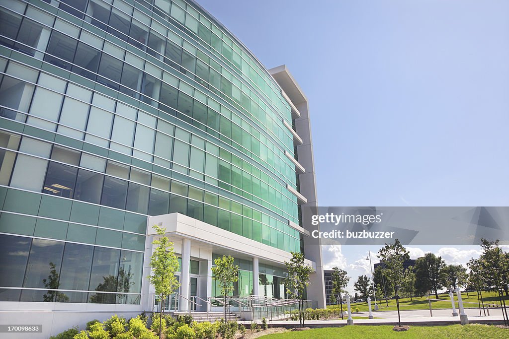 Moderno Edifício de escritórios entrada