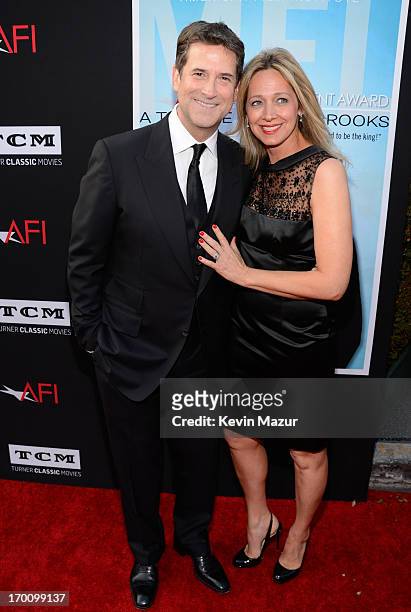 President, Head of Programming for TNT, TBS and Turner Classic Movies Michael Wright and Tammi Chase-Wright attend AFI's 41st Life Achievement Award...