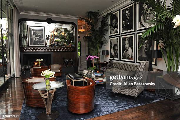 General view of the atmosphere at Jeremy Renner's and Kristoffer Winters' celebration of the launch of Robb Report "Home & Style" on June 6, 2013 in...