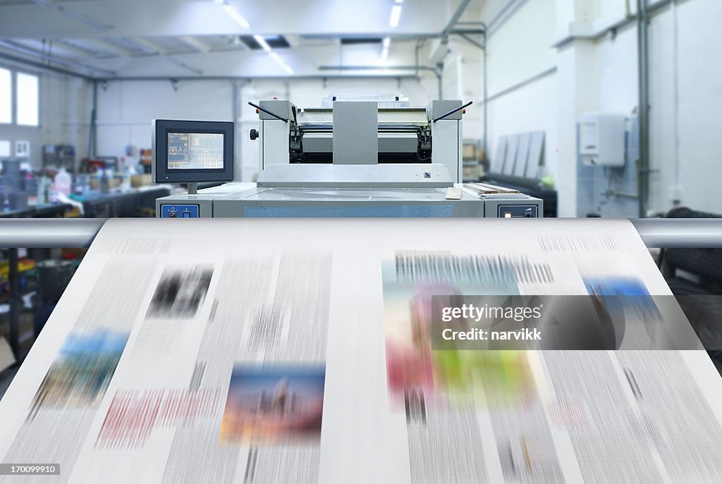 Newspaper printing