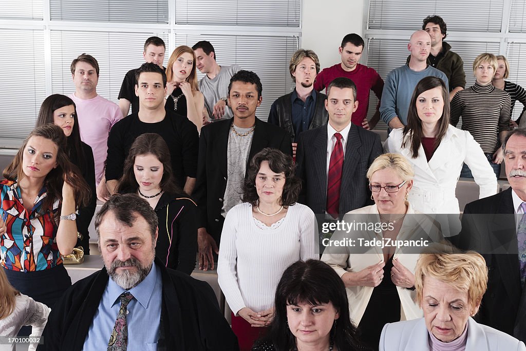 Business people standing