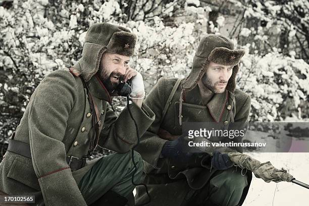 la seconde guerre mondiale - armée rouge photos et images de collection