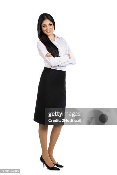 confident woman portrait in white - 2hotbrazil bildbanksfoton och bilder