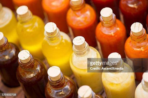 sauces - salad dressing stock pictures, royalty-free photos & images