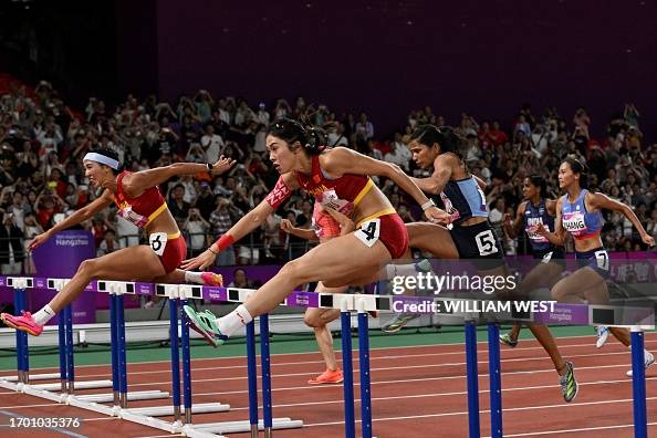 Lin Yuwei Sprinter TOPSHOT - China's Lin Yuwei and China's Wu Yanni competes in the ...