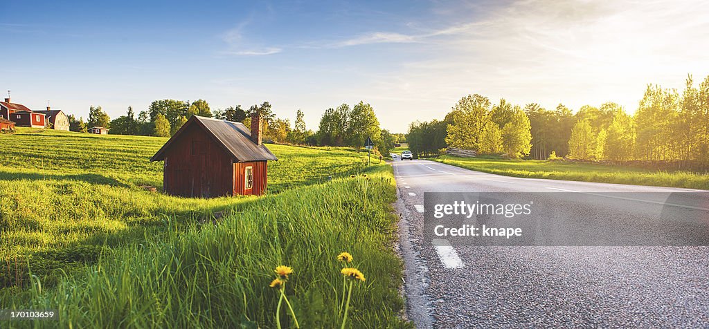 Rural scene in Sweden