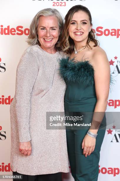 Jan Pearson and Kia Pegg attend the Inside Soap Awards 2023 at Salsa! on September 25, 2023 in London, England.