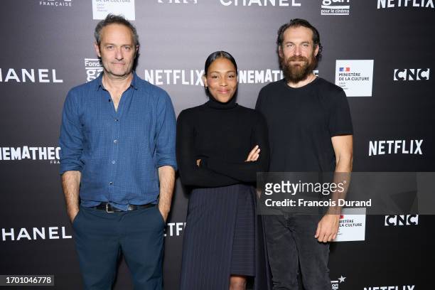 Director Cedric Kahn, Chloe Lecerf and Arieh Worthalter attend the "Le Proces Goldman" Photocall as part of Cedric Kahn's Restrospective at...