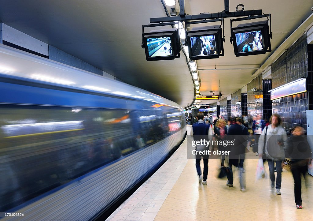 Die U-Bahn-station Slussen