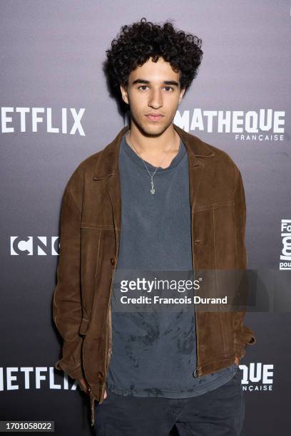 Khalil Gharbia attends the "Le Proces Goldman" Photocall as part of Cedric Kahn's Restrospective at Cinematheque Francaise on September 25, 2023 in...