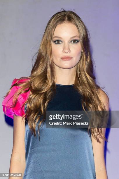Alessia Merzlova attends the Pierre Cardin Womenswear Spring/Summer 2024 show as part of Paris Fashion Week on September 25, 2023 in Paris, France.