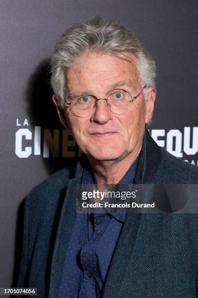 Gerard Mordillat attends the "Le Proces Goldman" Photocall as part of Cedric Kahn's Restrospective at Cinematheque Francaise on September 25, 2023 in...