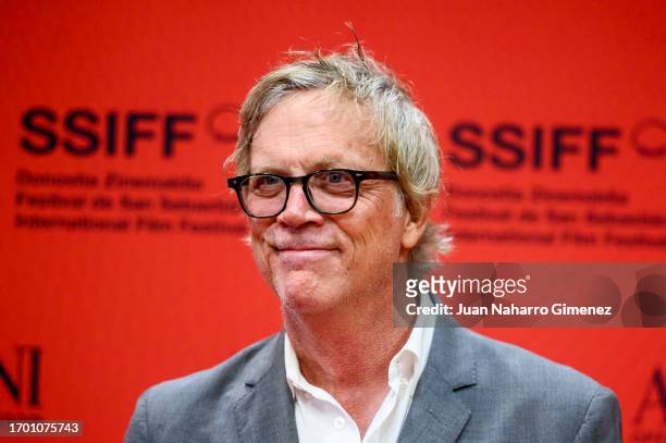 Director Todd Haynes attends the "May December" premiere during the 71st San Sebastian International Film Festival at Victoria Eugenia Theater on...