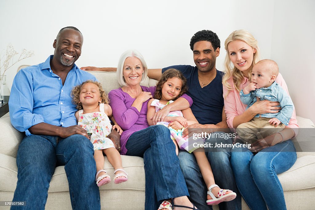 Multiracial Family - Three Generations