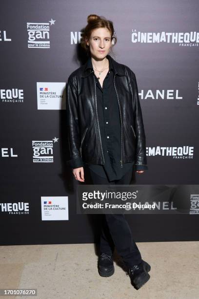 Agathe Bonitzer attends the "Le Proces Goldman" Photocall as part of Cedric Kahn's Restrospective at Cinematheque Francaise on September 25, 2023 in...