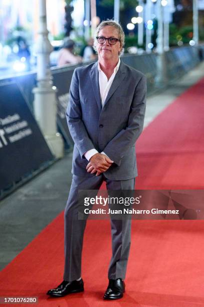 Director Todd Haynes attends the "May December" premiere during the 71st San Sebastian International Film Festival at Victoria Eugenia Theater on...