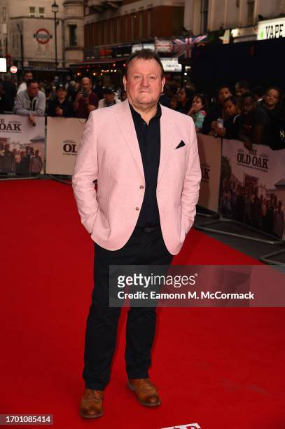Dave Turner attends the "The Old Oak" Premiere at Vue West End on September 25, 2023 in London, England.