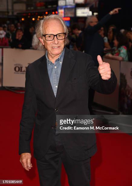 Ken Loach attends the "The Old Oak" Premiere at Vue West End on September 25, 2023 in London, England.