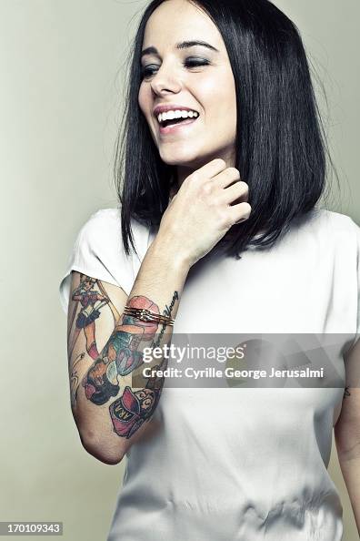 Foopee Singer Alizee is photographed for Self Assignment on March 1, 2013 in ...