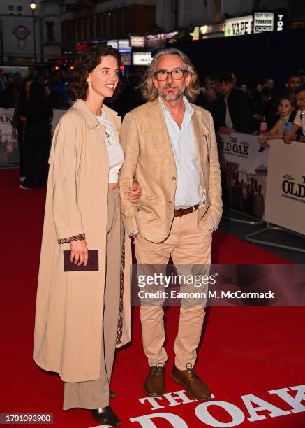 Guest and Steve Coogan attend the "The Old Oak" Premiere at Vue West End on September 25, 2023 in London, England.