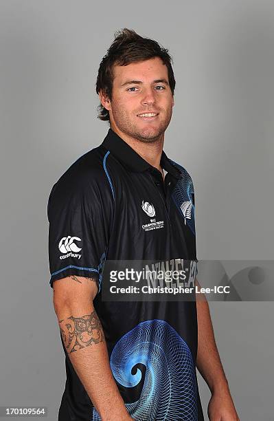 Doug Bracewell poses for the camera during the New Zealand Portrait Session at the Hilton Hotel on June 7, 2013 in Cardiff, Wales.