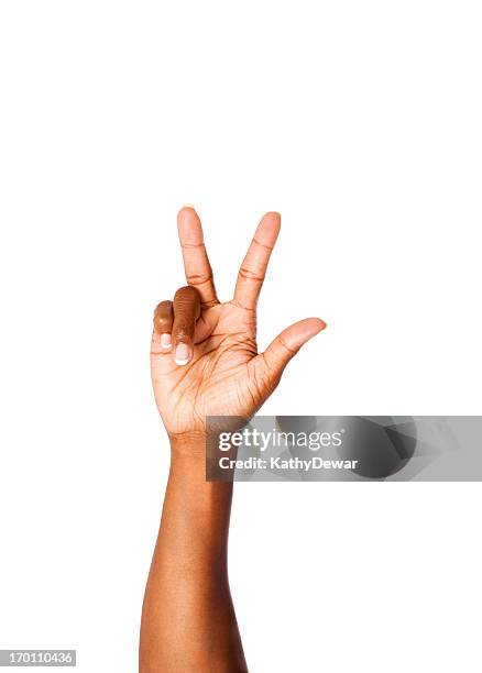 Three In Sign Language Asl Numbers Photos and Premium High Res Pictures - Getty Images