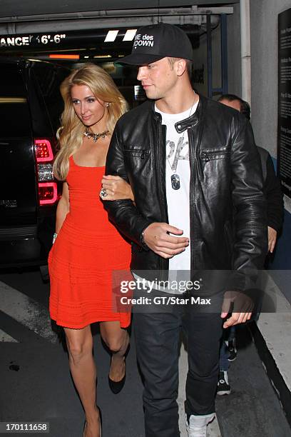 Paris Hilton and River Viiperi as seen on June 6, 2013 in Los Angeles, California.