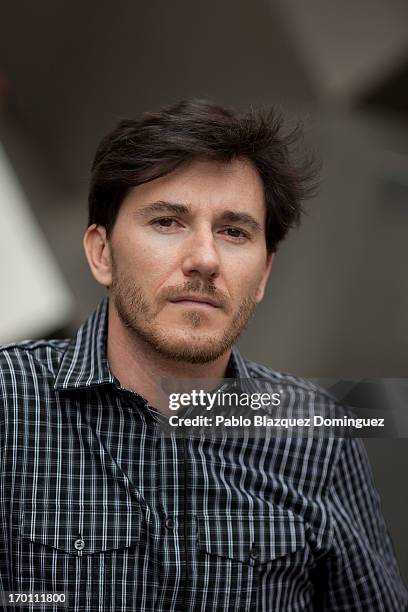 Director Roger Gual poses for a portrait during 'Menu Degustacion' presentation at Cines Princesa on June 7, 2013 in Madrid, Spain.