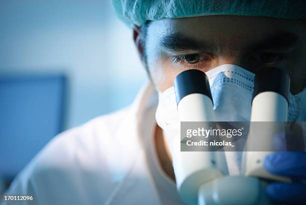 scientific research - microscope stock pictures, royalty-free photos & images