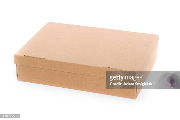 cardboard box - deksel stockfoto's en -beelden