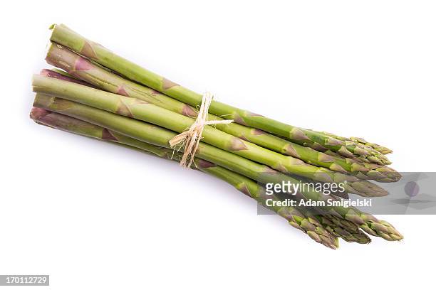 asparagus bunch - asparagus stock pictures, royalty-free photos & images