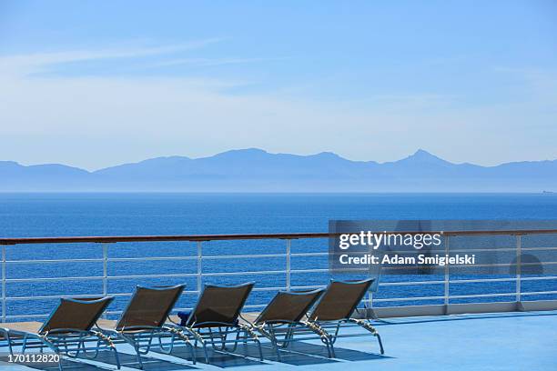 cruise ship - railing stock pictures, royalty-free photos & images