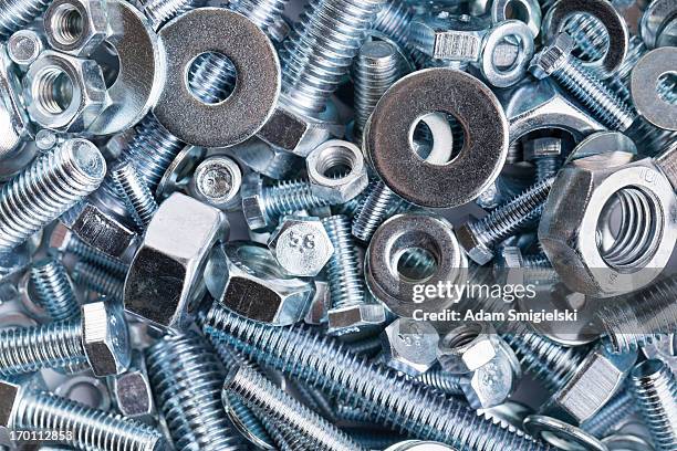 nuts and bolts - bout stockfoto's en -beelden