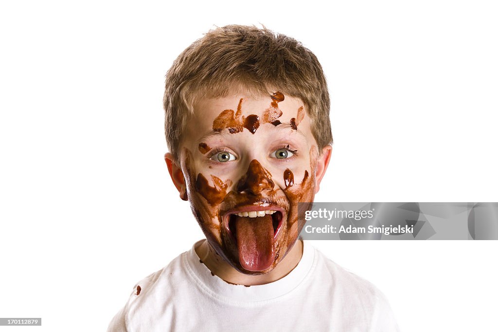 Niño de chocolate