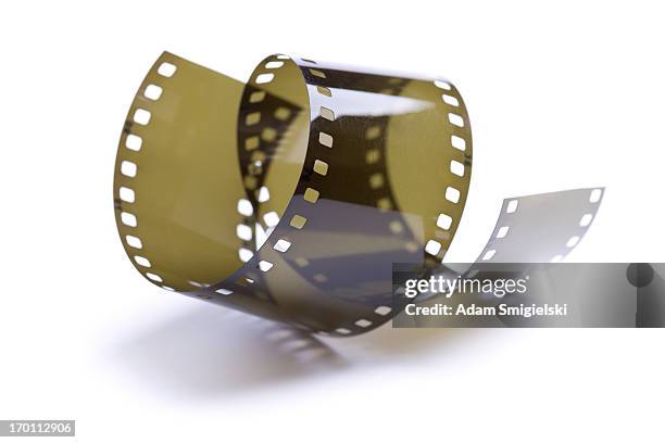 film reel - diastreifen stock-fotos und bilder