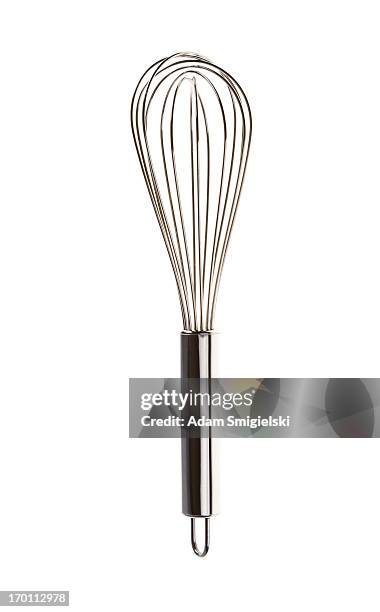 wire whisk - cooking utensil isolated stock pictures, royalty-free photos & images