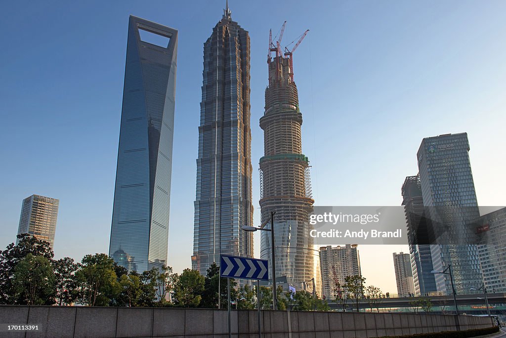 Shanghai high buildings