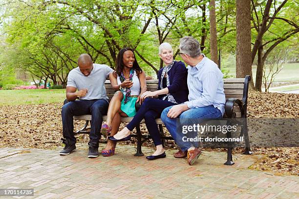 relaxing in the park - atlanta georgia park stock pictures, royalty-free photos & images