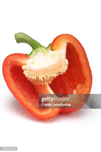 red pepper - red bell pepper stock pictures, royalty-free photos & images