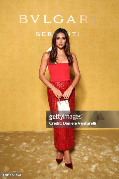 Renata Notni attends the Bulgari Serpenti Icon Event as part of Paris Fashion Week on September 25, 2023 in Paris, France.