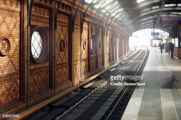 traditional east berlin station - railroad station stock pictures, royalty-free photos & images