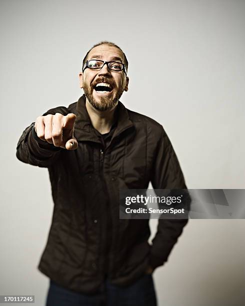 man laughing - mouth smirk stock pictures, royalty-free photos & images