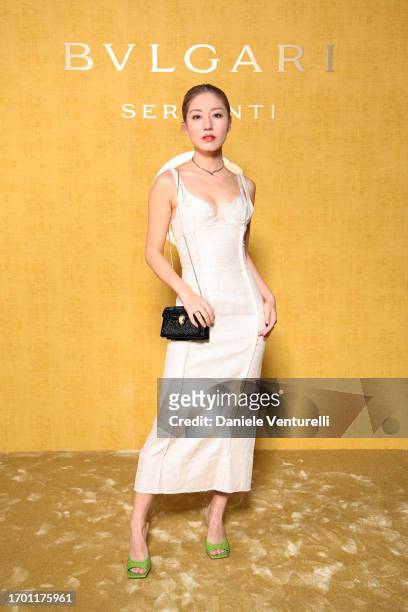 Christine Sun attends the Bulgari Serpenti Icon Event as part of Paris Fashion Week on September 25, 2023 in Paris, France.