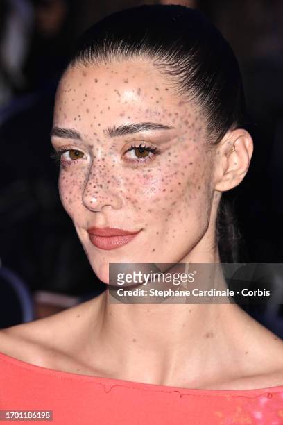Maeva Giani Marshall attends the Pierre Cardin Womenswear Spring/Summer 2024 show as part of Paris Fashion Week on September 25, 2023 in Paris,...